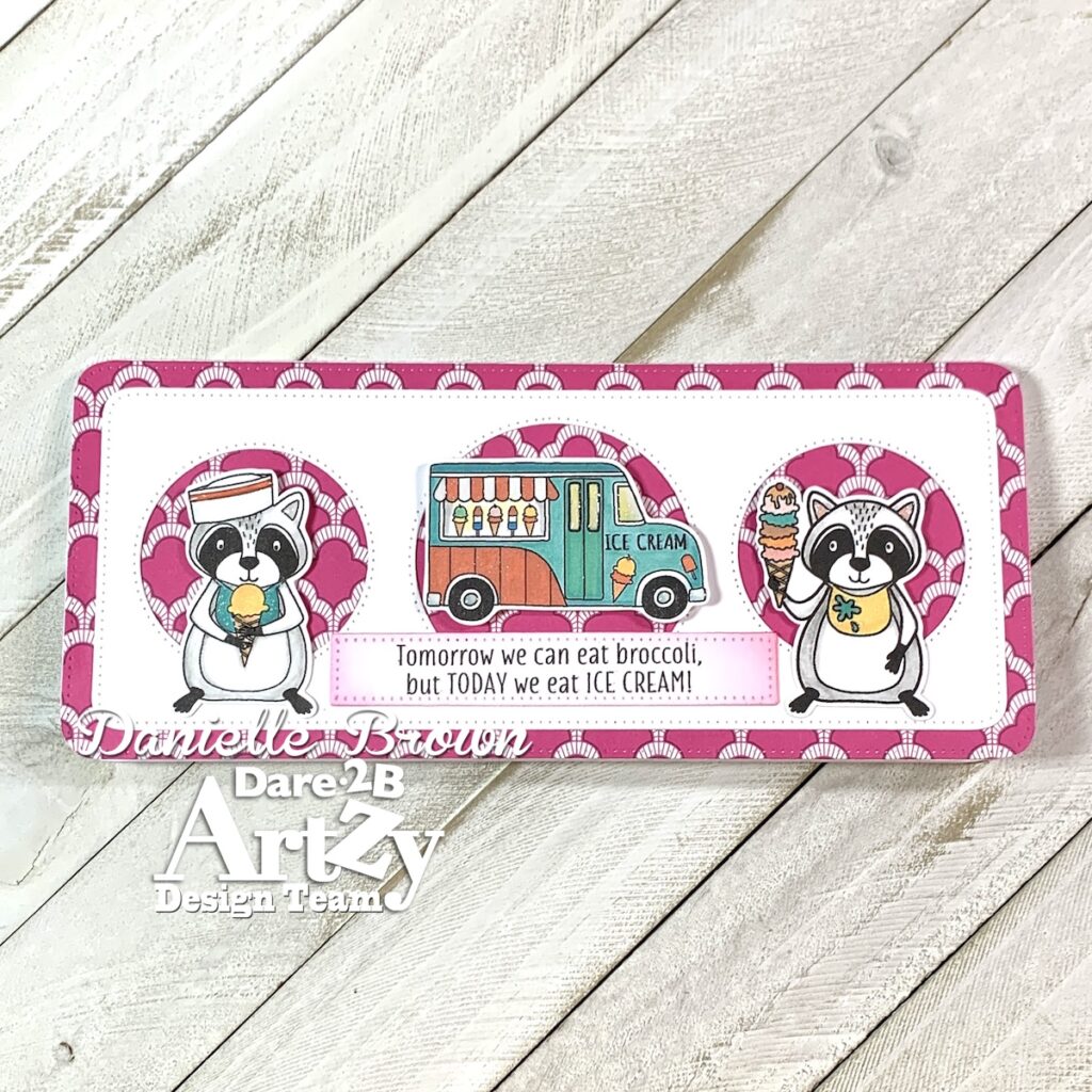 Raccoon Party Stamp Set, Dare 2B Artzy
