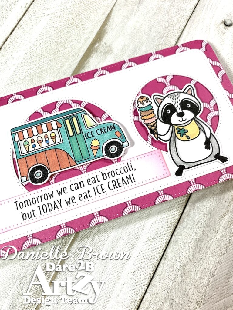 Raccoon Party Stamp Set, Dare 2B Artzy