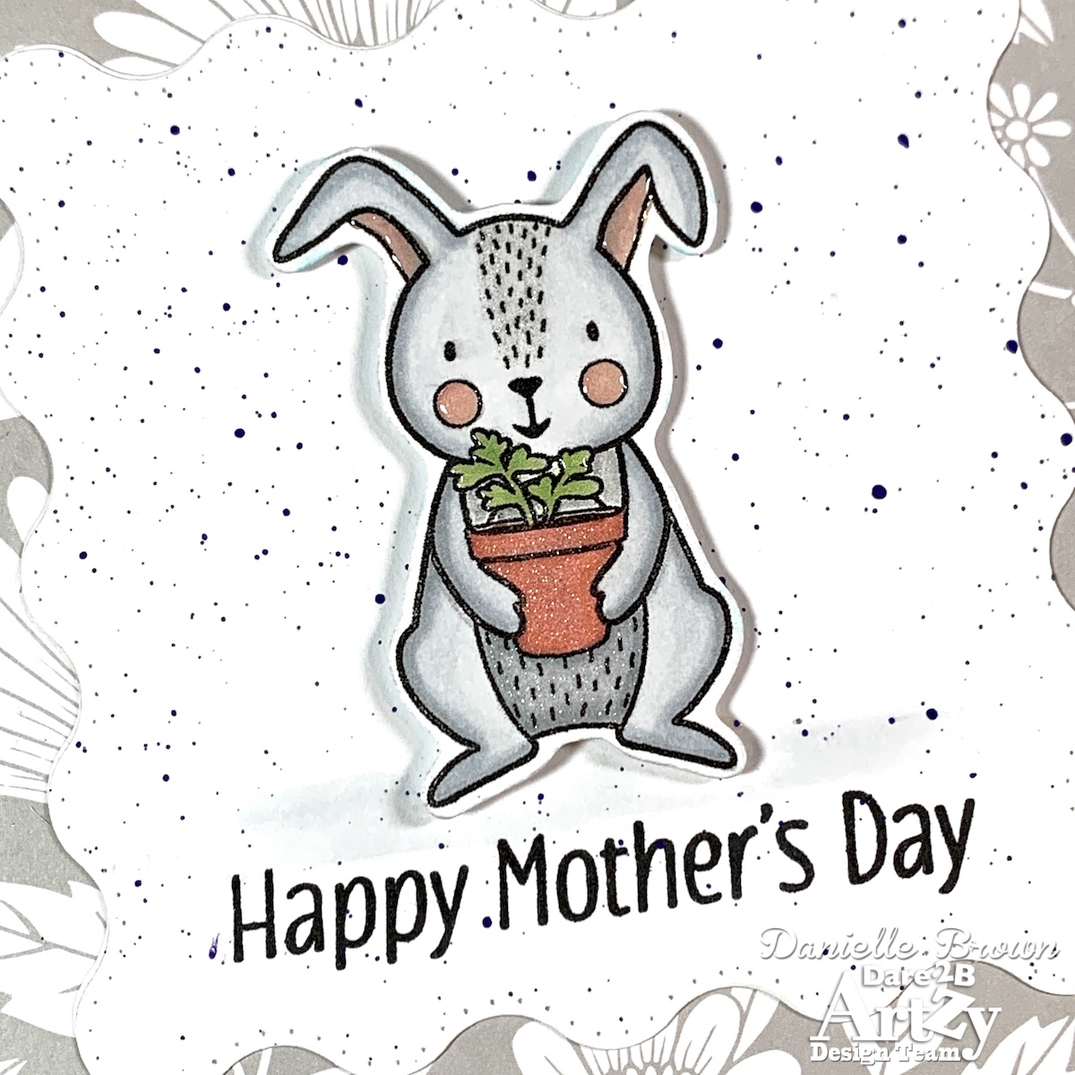Mother's Day Card Idea, Dare 2B Artzy, Pattern Paper, Design Team